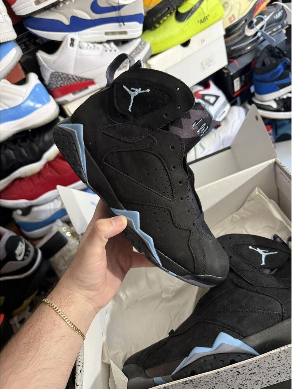Jordan retro 7 chambray sz 10